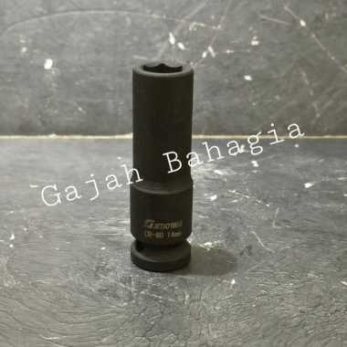 Mata sok impact panjang DR 1/2" 14mm Socket Kunci shock 14 MM Long