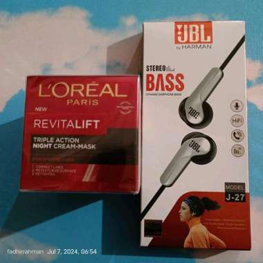 l'oreal paris revitalift triple action night cream 50ml + gift