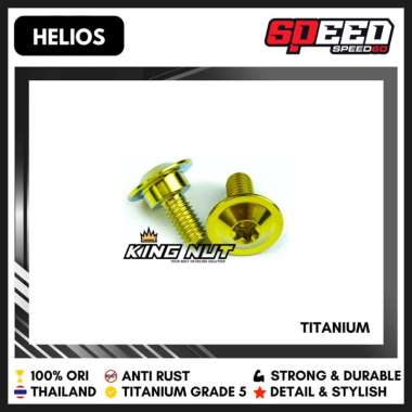 Baut M 5 x 15 Drat 8 x 15 Bosh Knok Baut Titanium Probolt Grade 5 Thailand King Nut Helios