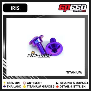 Baut M 5 x 15 Drat 8 x 15 Bosh Knok Baut Titanium Probolt Grade 5 Thailand King Nut Iris