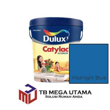 Dulux Catylac Interior Midnight Blue 5 kg | Cat Decorative Tembok Interior