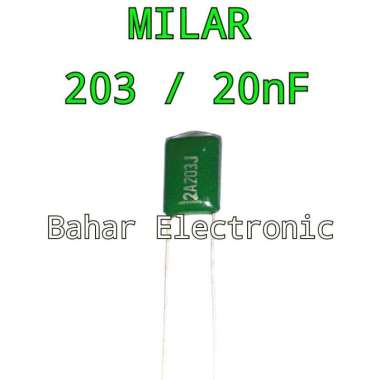 2pcs Kapasitor Milar 203 20nF 100V