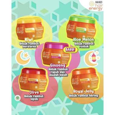 Makarizo Hair Energy Fibertherapy Hair & Scalp Creambath 500gr - MURAH ROYAL JELLY