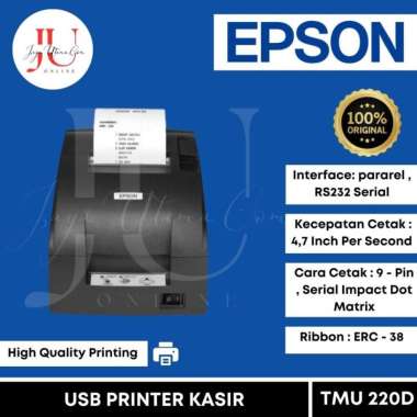 Epson Printer Kasir TMU 220D / TMU 220B / TMU 220A SECOND Original TM-U220D TM-U220B TM-U220A SECOND