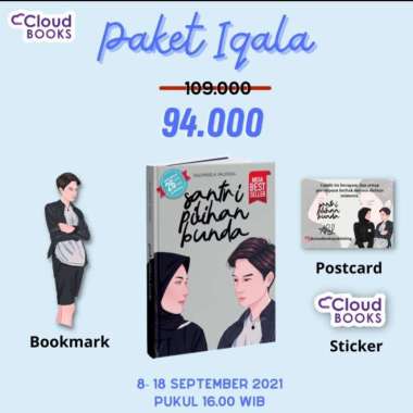 Novel Santri Pilihan Bunda - Syalsabila Falensia(Ori 100%) Paket Iqala
