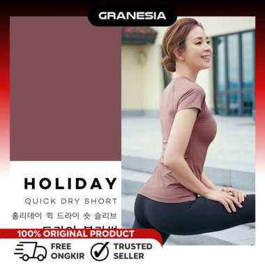 STL Holiday Quick Dry Women's Short Sleeve STLT10|Baju Olahraga Wanita M