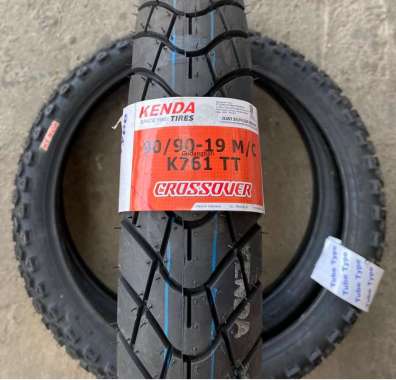 ( TUBETYPE ) Kenda K761 90 90 19 Semi trail Ban Luar Motor RING 19