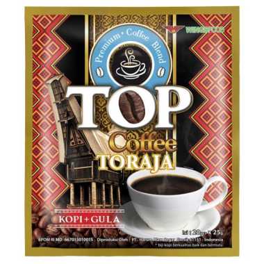 Top Coffee Toraja Kopi+Gula 25g / renceng