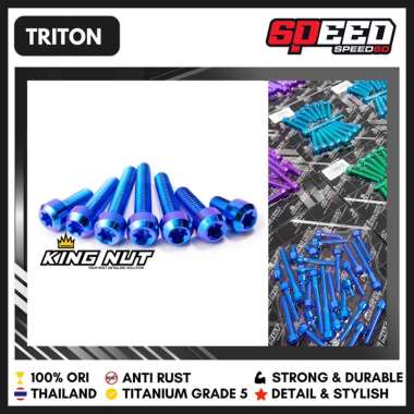 Baut Blok Kawasaki ZX 25 R Baut Titanium Grade 5 Probolt Thailand King Nut Triton
