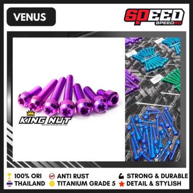 Baut Blok Kawasaki ZX 25 R Baut Titanium Grade 5 Probolt Thailand King Nut Venus