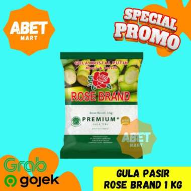 Rose Brand Gula Pasir Hijau 1Kg - 1 Kg Putih Bersih Manis Pak Dus Pcs Murah