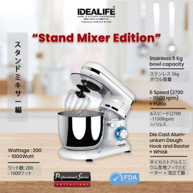 IDEALIFE Stand Mixer 5 Kg Multi Speed IL-221A