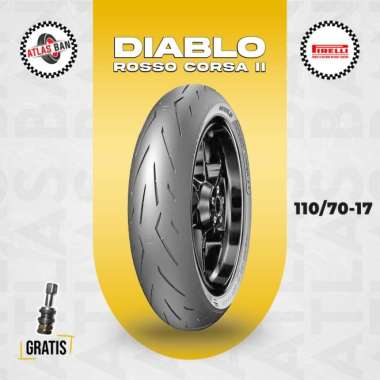 Ban Tubles Motor Sport SOFT COMPOUND PIRELLI DIABLO ROSSO CORSA 2 110/70 Ring 17