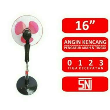 Standfan | Kipas Angin Berdiri Mastap 16inc