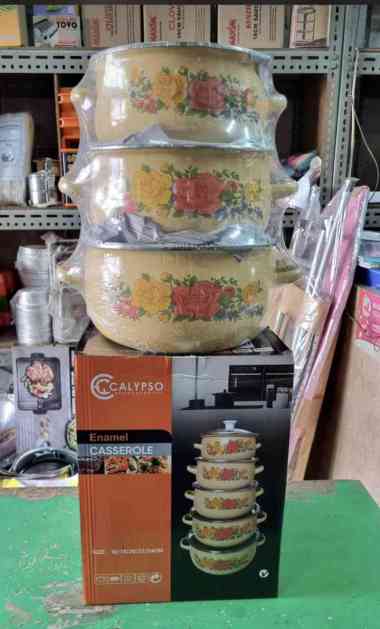 CALYPSO PANCI SUSUN ENAMEL JADUL BUNGA 5 SUSUN TEBAL DIJAMIN AWET ASLI PUAS MURAH PROMO!