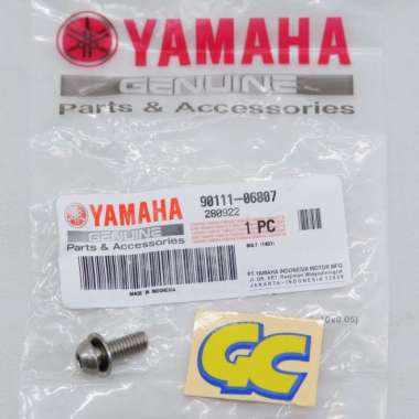 Baut Cover Knalpot Yamaha Nmax, Aerox 155, Vixion Nva, Nvl Ori