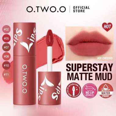O.TWO.O Velvet Matte Liptint Lip & Cheek Mud Lip Gloss