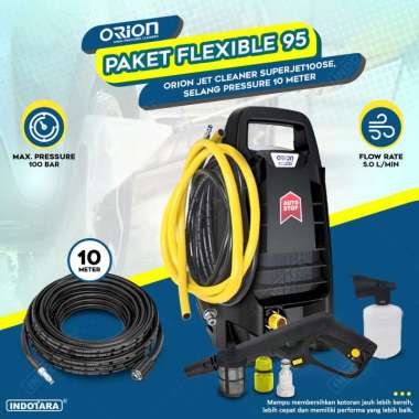 Paket Flexible 95 - Orion Jet Cleaner Superjet100SE - Selang 10 Meter