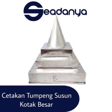 CETAKAN TUMPENG KOTAK SUSUN BESAR + BUBBLEWRAP