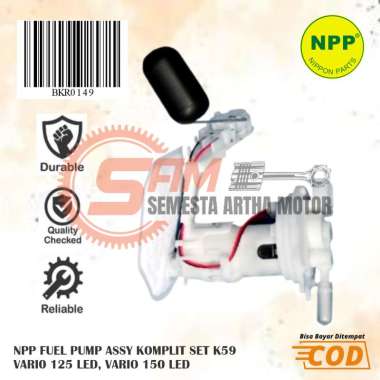 NPP Fuel Pump Assy Vario 125 150 LED Pelampung Pompa Bensin Set Komplit K59