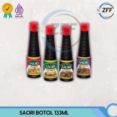 Saori saus teriyaki/ tiram /lada hitam/ bulgogi botol 135ml Saori saus teriyaki