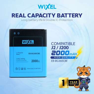WIXEL Baterai Samsun Galaxy J2 2015 J200 EB-BG360CBE EB-BG360CBC SM-J200G SM-J200F Batre Batrai Batt