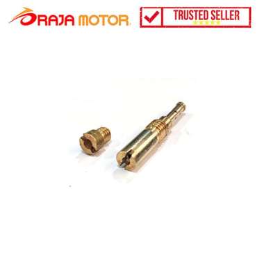 RajaMotor Main Jet dan Pilot Jet Honda C700 Ukuran Standar Spuyer bensin dan Pilot jet Gold