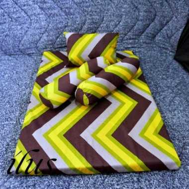 Kasur Bayi Premium Terbaru Kasur Bayi Multifungsi + 1Bantal & 2Guling LP Kasur Set Kinkels