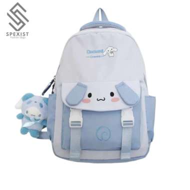 Tas Ransel anak Perempuan Sanrio Cinnamoroll Tas Sekolah Combo 3in1 - Furin+combo Cinnamoroll
