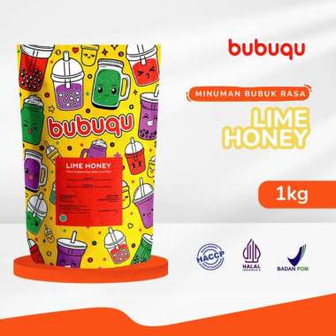 Bubuqu Powder Drink Lime Honey - Bubuk Minuman Jeruk Nipis Madu 1 Kg