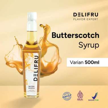 Delifru Syrup Butterscotch - Sirup Butterscotch 500 ml
