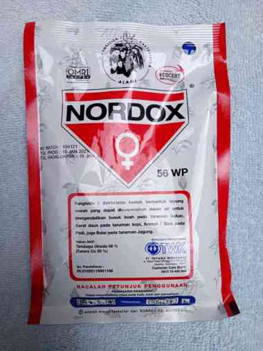 Fungisida Bakterisida NORDOX 56WP 100gram alami