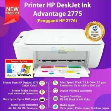 Printer All in One HP Deskjet ink Avantage 2775