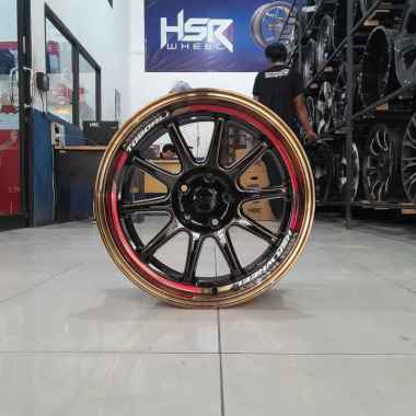 Velg Mobil HSR Wheel Toboali R18 untuk Zenix, XForce, Xpander, Camry, Civic, Creta, Stargazer - Pele