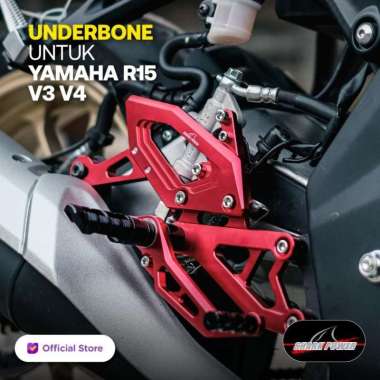 Underbone CNC Yamaha R15 V3 V4 Biru
