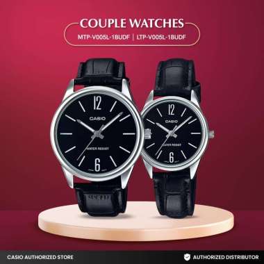 Jam Tangan Couple Casio MTP-V005L-1BUDF x LTP-V005L-1BUDF