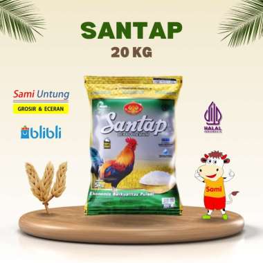 Beras Premium Santap @20KG - Agen Beras Samiuntung