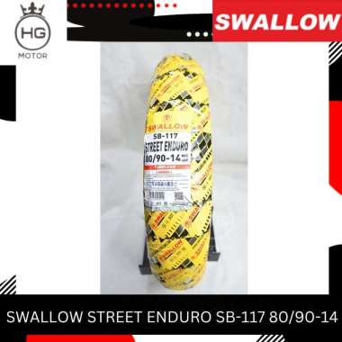BAN MOTOR SWALLOW STREET ENDURO SB117 RING 14 80/90-14 90/90-14 100/80-14 TUBELESS BAN SEMI CROSS DU