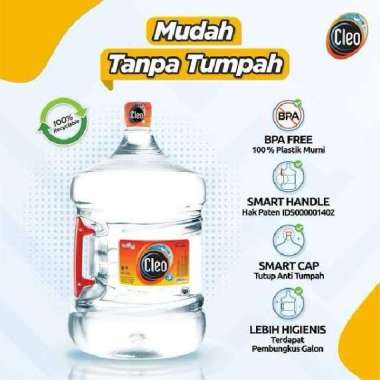 CLEO AIR MURNI / AIR MINUM BEBAS BPA / BPA FREE KEMASAN GALON 19 LITER