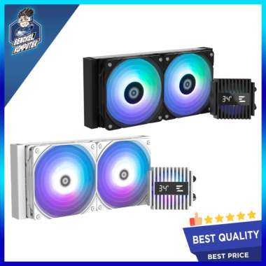 LIQUID COOLER ZALMAN ALPHA2 A24 240MM ARGB BLACK & WHITE BLACK