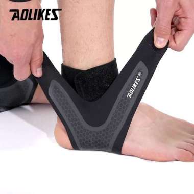 7130 AOLIKES ANKLE SUPPORT DEKER ENGKEL KAKI WRAP SLEEVE BASKET DBL Kiri - L