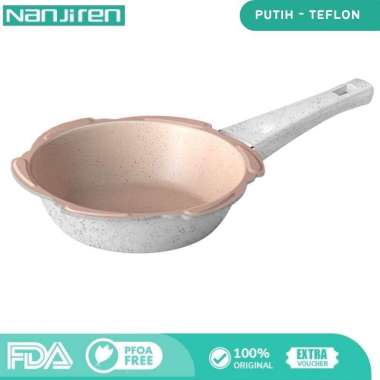 Nanjiren Panci Mpasi Baby Cookware Full Set 16Cm - Peralatan Panci Bayi Granite Die Cast (Kuat) Taha