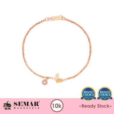 Gelang Emas Rolona Parvana Butterfly Gold 10K Semar Nusantara