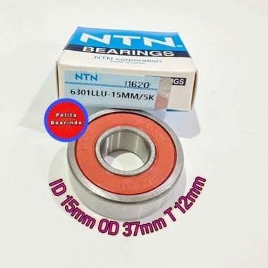 BEARING 6301 - 15 MM NTN 6301 2RS - 15 MM ( BORE )