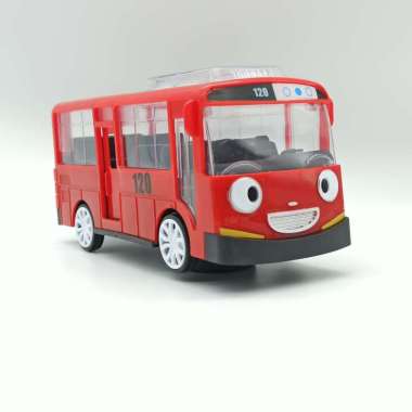 Mainan Anak Bump & Go Little Bus Tano Station 333-330 Remote Control merah