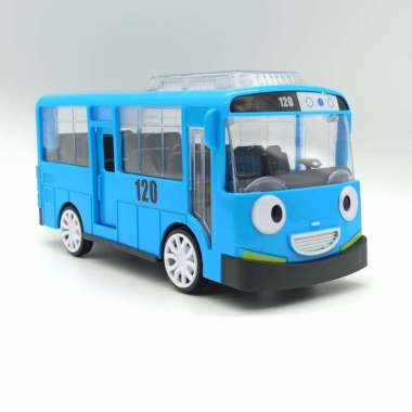 Mainan Anak Bump & Go Little Bus Tano Station 333-330 Remote Control biru