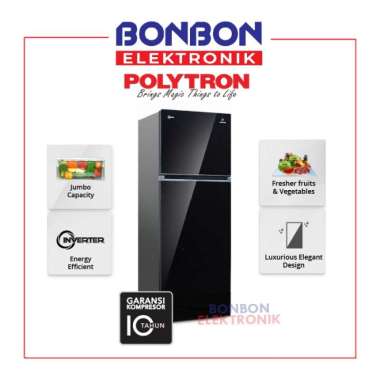 Polytron Kulkas 2 Pintu PRW-29VX / PRW 29 VX INVERTER