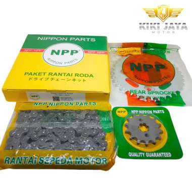 Gear Set Rantai Supra Fit New KTL NPP Chain Kit Gir Set