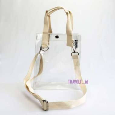 Mini Sling Bag - Travolt - Tas Transparan - Tas Selempang - Jungpal s - Pouch Tnpa Tali Tas Transpar