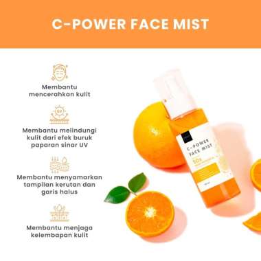 Scarlett Whitening C-Power Face Mist & Scarlett Whitening C-Power Serum Face Mist